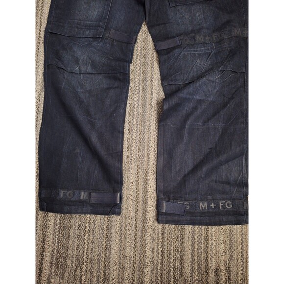 Y2K Marithe Francois Girbaud Wide Leg Baggy Jeans Men's 40x34 Shuttle Tape Cargo - Picture 12 of 14